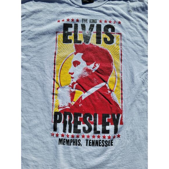 The King Elvis Presley Memphis, Tennessee Adult Size XXL T-Shirt - Picture 3 of 4